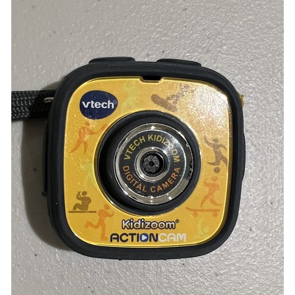 Vtech Kidizoom Yellow Action All Weather Digital Camera With Accessories & Case - Picture 6 of 15